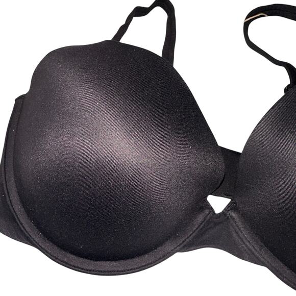 Skims Black Onyx Fits Everybody T-Shirt Underwire Push-Up Bra NWT Size 34D - Picture 3 of 6